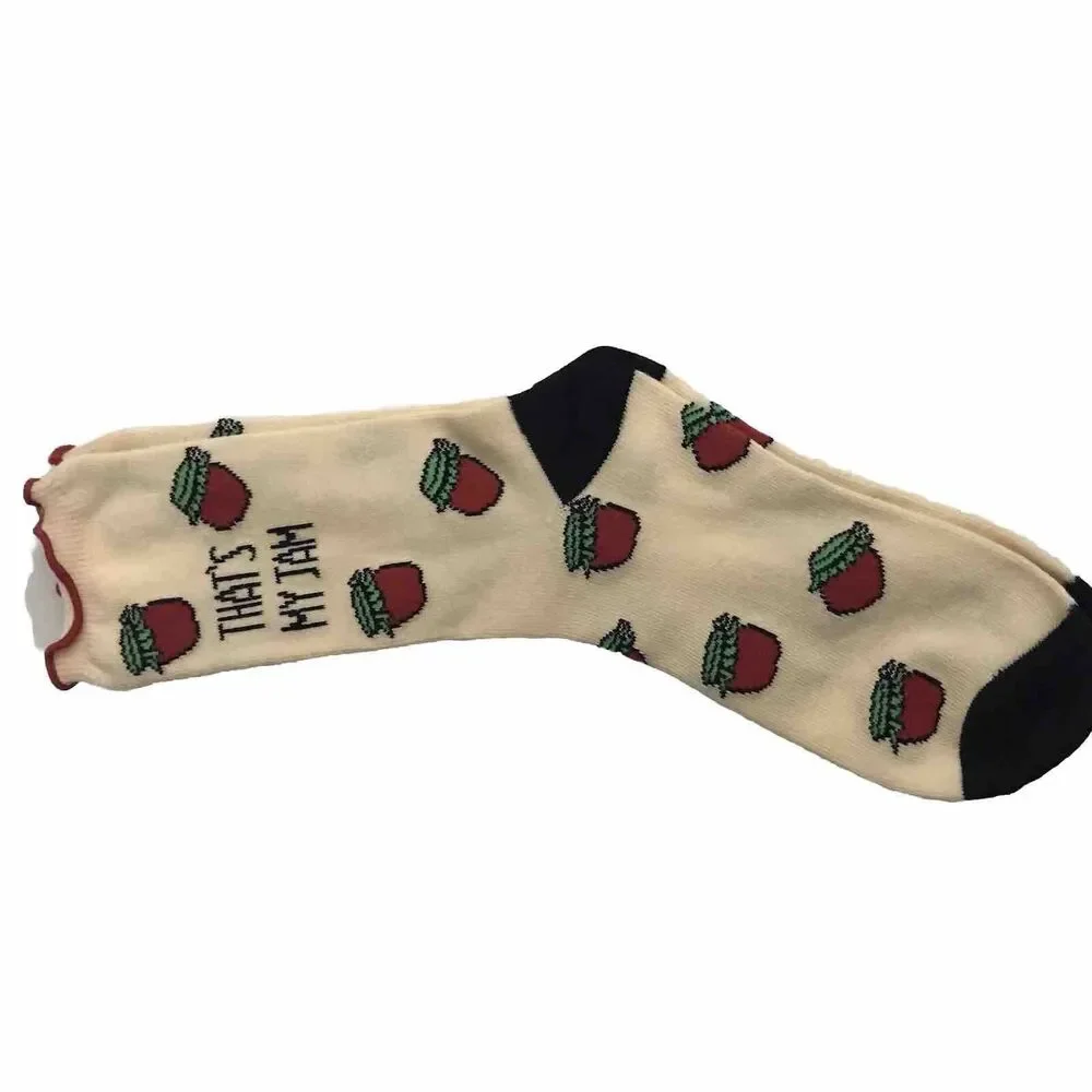 Strawberry Jam Socks Unisex  One Size Multicolor